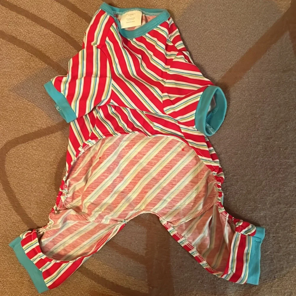 Santa’s Helper Puppy Costume w Reindeer Antlers, M